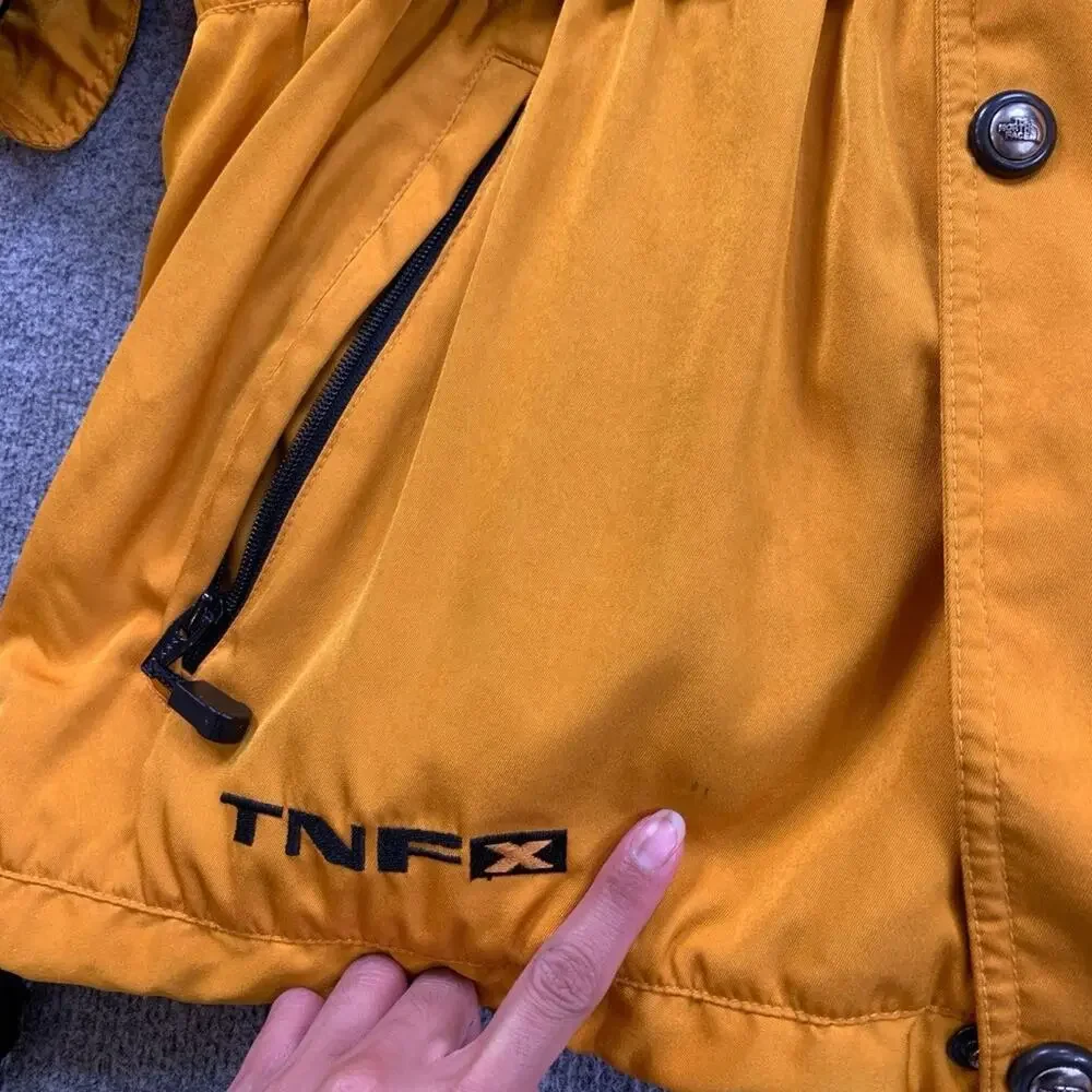 Vintage The North Face Ski Jacket Mens XL Belted TNFX‎ Winter Snow Belted Hooded